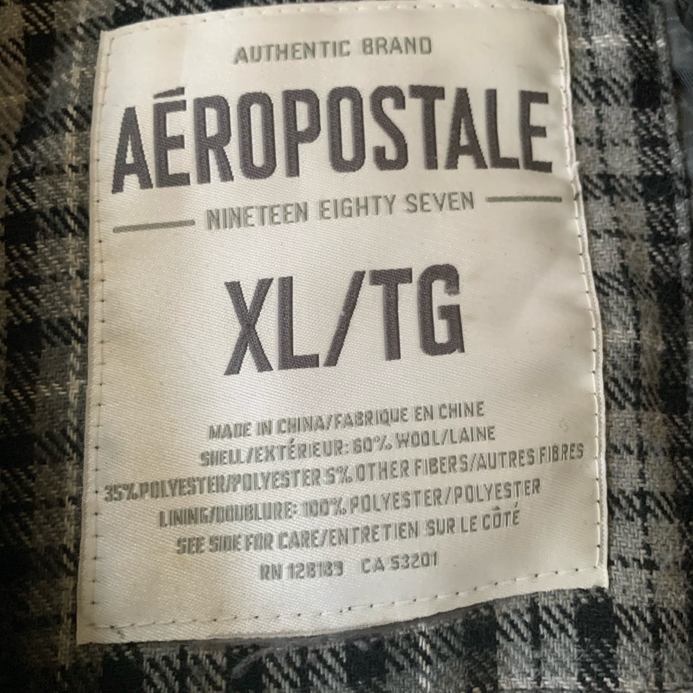 Men’s Black Pea Coat